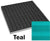 48 Pack (12x12x1)" Pyramid Foam Acoustic Panel for Soundproofing Studio/Home Theater