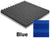 48 Pack (12x12x1)" Wedge Foam Acoustic Panel for Soundproofing Studio/Home Theater