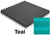 48 Pack (12x12x1)" Wedge Foam Acoustic Panel for Soundproofing Studio/Home Theater