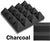 48 Pack (12x12x3)" Pyramid Foam Acoustic Panel for Soundproofing Studio/Home Theater