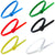 100 Pack) 4 Inch Zip Ties (TS 12 LBS) for TV Cable Management Network Cord Strap