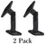 Universal Black Speaker Bracket Mounts on Ceiling or Wall for 5.1 Home Theater Surround Sound
