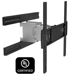 Full Motion UL Wall Mount Fits 32-55" TV Universal for LCD LED Plasma HDTV