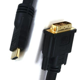 Heavy Duty DVI-D (Single Link) to HDMI 24Awg Computer Monitor Digital Video Cable