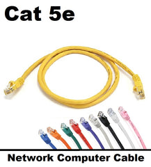 3 Ft Cat5e Ethernet Cable for Computer High Speed Internet WiFi Router