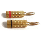 Closed Screw Banana Plugs for (18 16 14 12) Awg Speaker Wire Connector