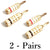 Closed Screw Banana Plugs for (18 16 14 12) Awg Speaker Wire Connector