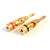 Open Screw Banana Plugs for (18 16 14 12) Awg Speaker Wire