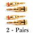 Open Screw Banana Plugs for (18 16 14 12) Awg Speaker Wire