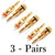 Open Screw Banana Plugs for (18 16 14 12) Awg Speaker Wire