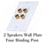 Audio Wall Plate w/ Binding Post for Banana Plugs & (18 16 14) Awg Speaker Wire