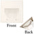 2-Gang Pass Through Wall Plate For Low Voltage Audio Video Cable-White