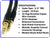 15 Foot 1/4" (TRS or Phono) Patch Cable Male to Male Pro-Audio Balanced Mono Cord