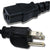 25ft 14Awg Power Cable 15Amp 125V (C13/5-15P) Computer Cord for PC HDTV