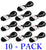 Lots of 3 Foot 18AWG 10A 125V Power Cable C13 PC Connector 5-15P 3 Prong Wall Plug
