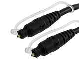 10Ft Digital Optical Audio(Toslink/S-PDIF)Cable for 5.1 Surround Sound