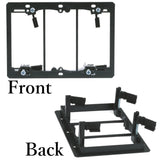 3-Gang Low Voltage Mounting Bracket for Pass Through Wall Plate
