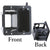 2-Gang Low Voltage & Power Mounting Bracket for Combo Wall Plate