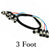 4 Channel Balanced XLR Male to Female Snake Cable for Studio Interconnect