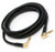 1/4" (TRS or Phono) Right Angle Patch Cable Male to Male Pro-Audio Balanced Mono Cord