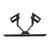 Corner Dual Arm TV Wall Mount Fits 37-63" Universal For LCD LED Plasma HDTV
