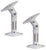 White Wall/Ceiling Mount Speaker Bracket for Home Theater Surround Sound