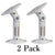 Universal White Speaker Bracket Mounts on Ceiling or Wall for 5.1 Home Theater Surround Sound