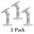 Universal White Speaker Bracket Mounts on Ceiling or Wall for 5.1 Home Theater Surround Sound