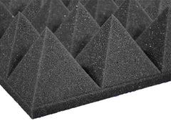 12 Pack (12x12x4)" Pyramid Foam Acoustic Panel for Soundproofing Studio/Home Theater