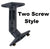Black Wall/Ceiling Mount Speaker Bracket for Home Theater Surround Sound