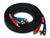 6 Foot Component Cable (RGB Video & Stereo Audio) RCA Connectors