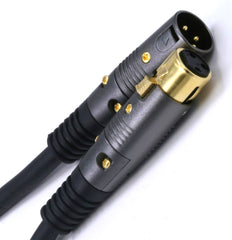 XLR Male to Female Pro-Audio Balanced Cable for Studio Microphone Interconnect