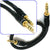 1.5 Foot 1/4" (TRS or Phono) Patch Cable Male to Male Pro-Audio Balanced Mono Cord