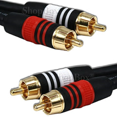 RCA Stereo Audio(Male/Male)Cable for Surround Sound/DVD/Blu-Ray/TV
