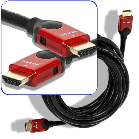 High Speed HDMI Cable with Ethernet 28AWG - 3 Feet