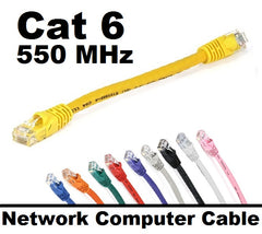 0.5Ft Cat6 Ethernet LAN/WAN RJ45 Patch Cable for Computer Network Internet